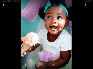 My Niece at Shawn Michelle's Homemade Ice Cream in Chicago