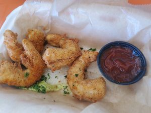 Jumbo prawn at The Rabbit Hole in Pompano Beach