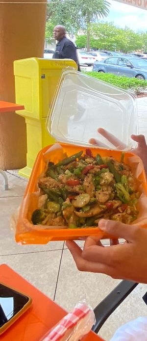 Chicken stir fry  at The Rabbit Hole in Pompano Beach