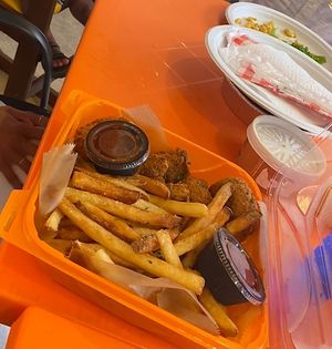 Cruelty free catch (shrimp)  at The Rabbit Hole in Pompano Beach