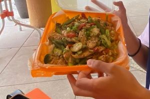 Stir fry at The Rabbit Hole in Pompano Beach