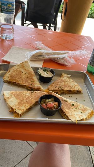 NEW Chick'n Quesadilla  at The Rabbit Hole in Pompano Beach