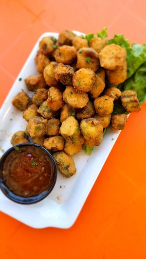 Fried okra at The Rabbit Hole in Pompano Beach