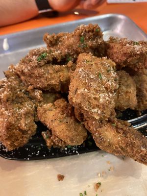 Garlic Parmesan Wyngs  at The Rabbit Hole in Pompano Beach