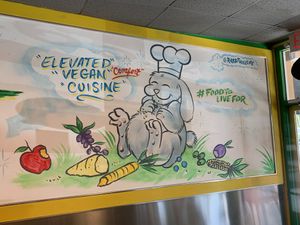Mural inside restaurant 1  at The Rabbit Hole in Pompano Beach