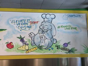 Wall art  at The Rabbit Hole in Pompano Beach