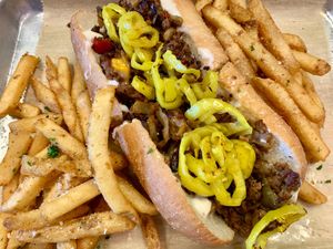 5 boroughs chopped cheese at The Rabbit Hole in Pompano Beach