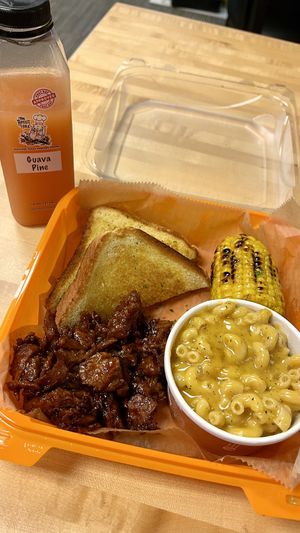 Southern bbq plate  at The Rabbit Hole in Pompano Beach