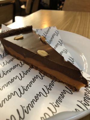 Peanut butter chocolate pie at Winner Winner in Wellington