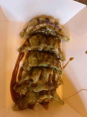 Veg gyoza  at Temaki in Glasgow