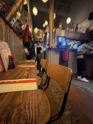 Counter   at Temaki in Glasgow