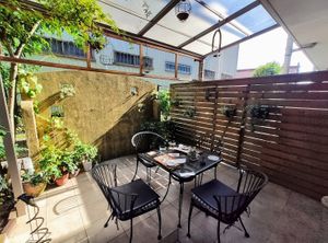 Terrace at Holy Holy Familiar Tree Cafe in Ikeda