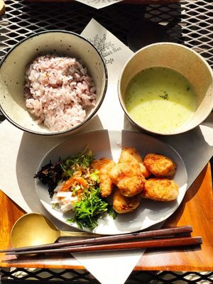 Karage at Holy Holy Familiar Tree Cafe in Ikeda