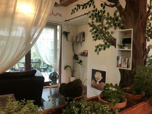 Part of the restaurant  at Holy Holy Familiar Tree Cafe in Ikeda