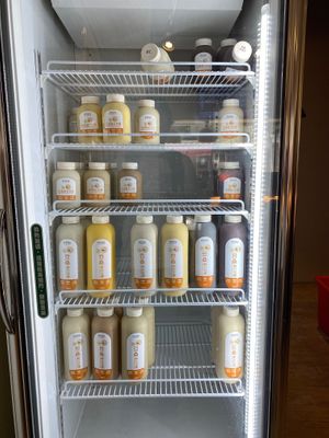 Soy milk fridge at Dousun Soy Milk 豆桑鮮打豆漿 in Taipei