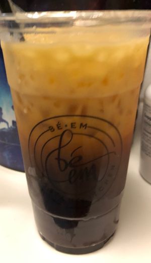 Thai Tea with almond milk. at Bé-Em Asian Kitchen in Charlotte