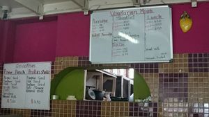 menu at The Healthy Way in Ocho Rios