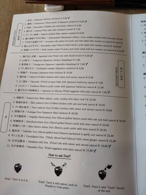 Lots of vegan options at Kounosuke in Utrecht