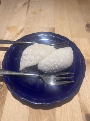 Red bean paste mochia  at Kounosuke in Utrecht