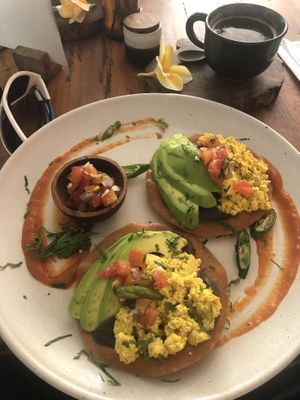 Huevos rancheros  at Koloni in Canggu