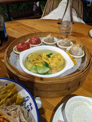 Vegan dumplings combo at Sista the Dumpling Shack in Kuta