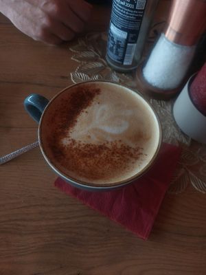 Cappuccino at Basic Coffee - Oberstadt in Marburg