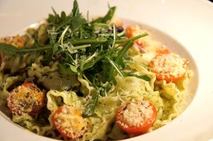 fresh pasta also organic and vegan possible at La Petite Galerie in Paderborn