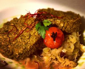 vegan food at La Petite Galerie in Paderborn