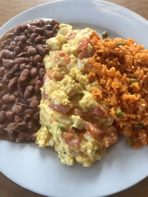 Huevos ala mexicana ! ALL BEGAN 💯 at Sunny Express Mexican Chinese in Compton