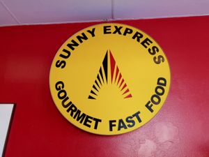 Logo inside at Sunny Express Mexican Chinese in Compton