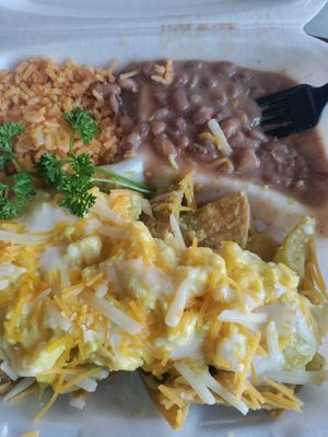 Chilaquiles at Sunny Express Mexican Chinese in Compton