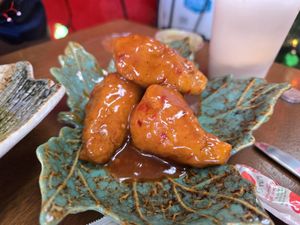 Mango habanero wings 9/10 at Sunny Express Mexican Chinese in Compton