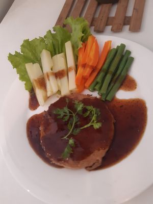 stake at Mina Hostel in Thakhek