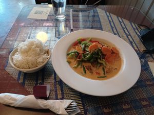 Mock duck curry at Siam Terrace in Urbana