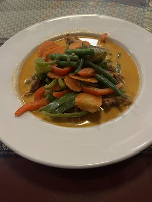 Mock duck curry   at Siam Terrace in Urbana