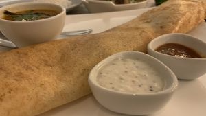 Masala Dosa at Mango Vegetarian in Wetherby