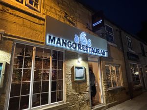 The outside !  at Mango Vegetarian in Wetherby