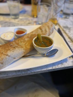 Masala Dosa  at Mango Vegetarian in Wetherby