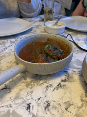 Ravaiya nu Shak  at Mango Vegetarian in Wetherby