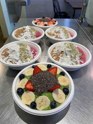 Smoothie Bowls at Energize in Boston