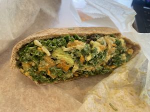 Original pita pocket  at Energize in Boston
