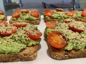 Avocado Toasts at Energize in Boston