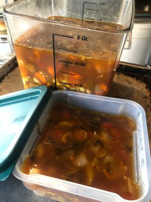 Our soup is ALWAYS vegetarian, usually vegan at Sunflour Community Bakery in Rome