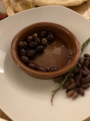 Olives (appetizer) at Alecrim in Carrapateira
