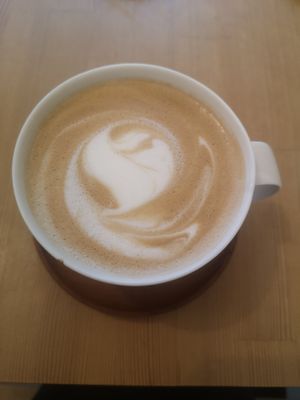 Soy latte at Giving Tree Home in Ishigaki