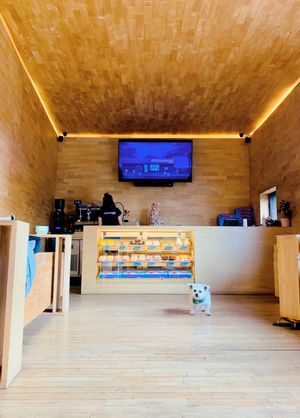 Vaporwave aesthetic IG @fluffybenben at Dreamwave Donuts in Canggu