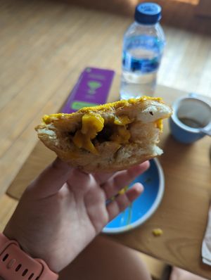 Mango inside at Dreamwave Donuts in Canggu