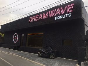 Cool design  at Dreamwave Donuts in Canggu