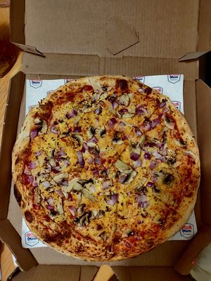 Vegan Pizza at Pizza Mann in Innsbruck