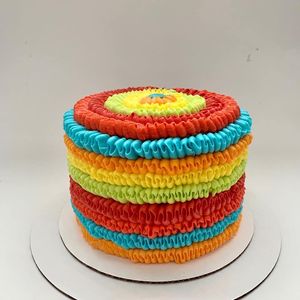 Fiesta cake!  at Sweet Leaf Cakery in Idaho Falls
